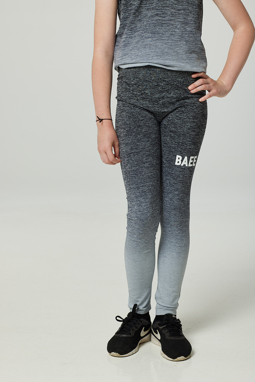 Kids Purple Marl Leggings