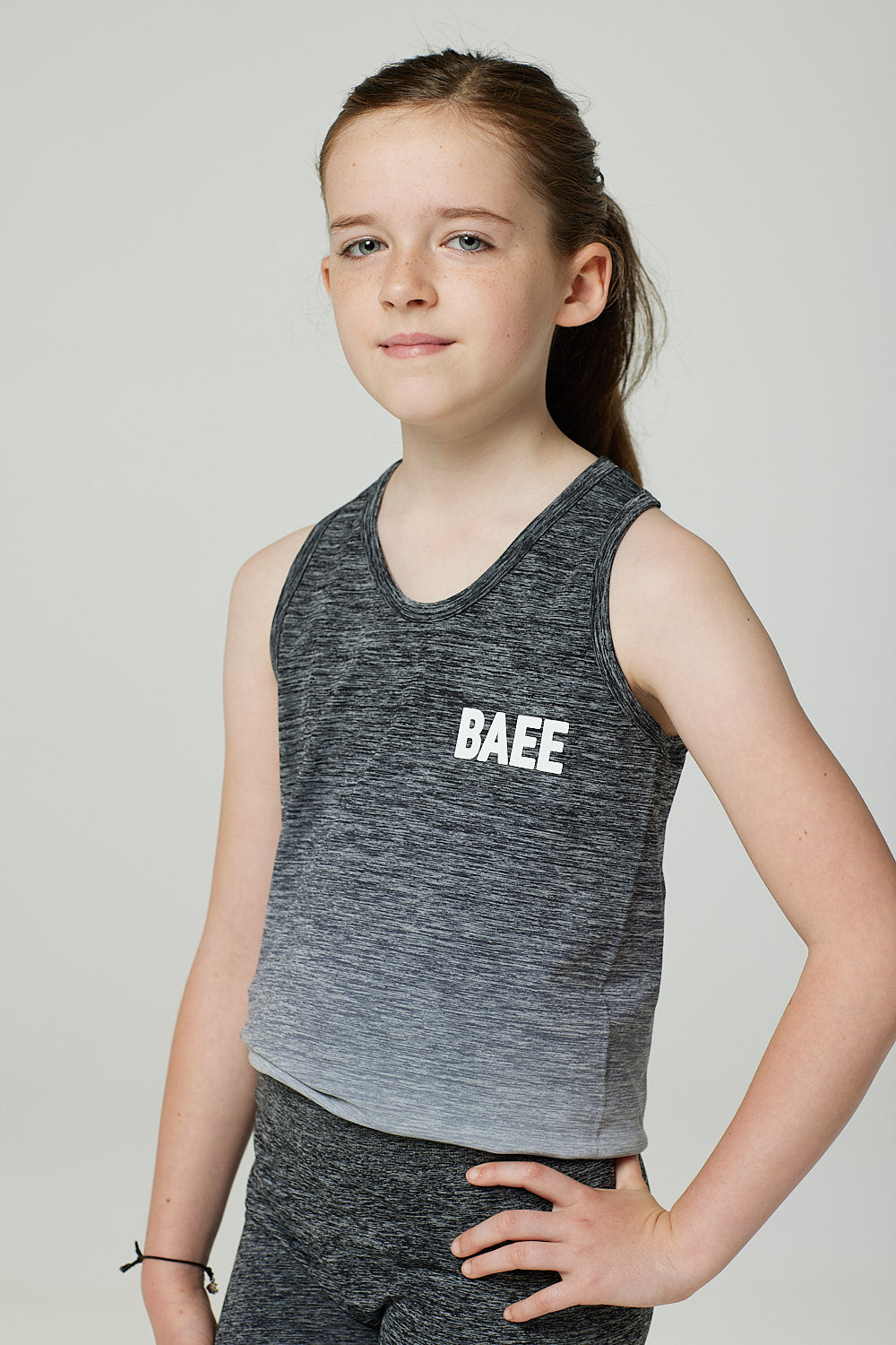 Kids Purple Marl Top