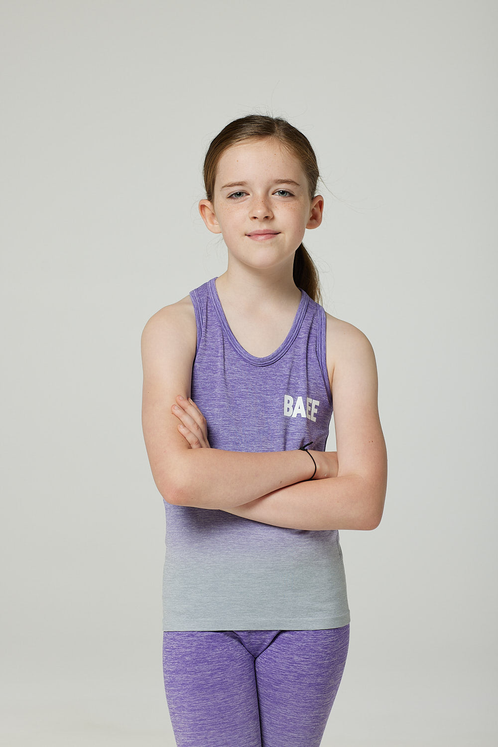 Kids Purple Marl Top