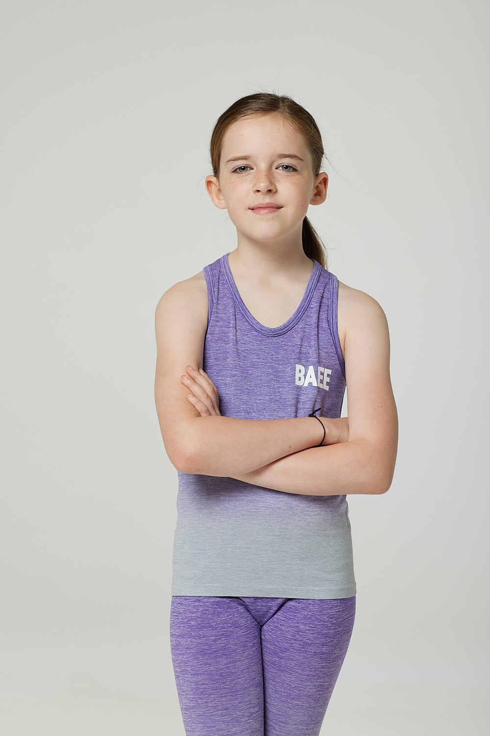 Kids Purple Marl Top