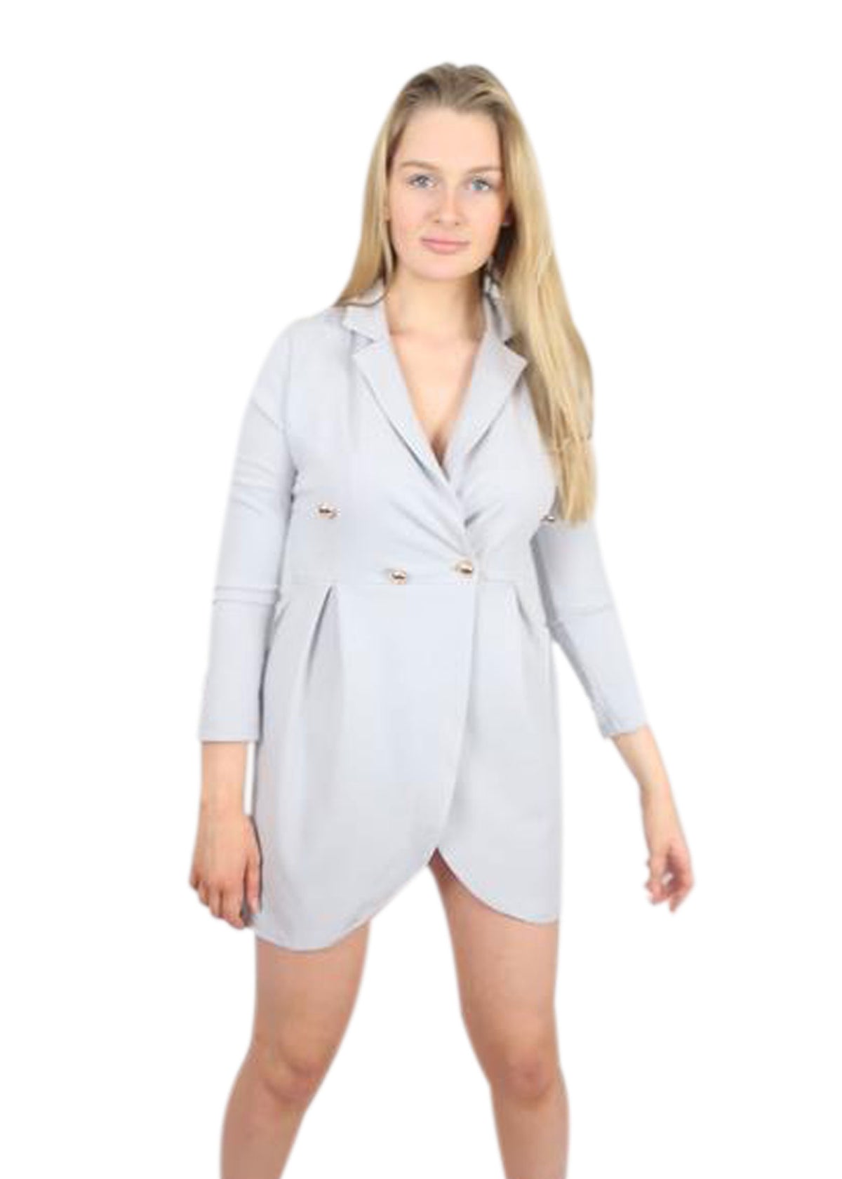 Nic Grey Blazer Dress