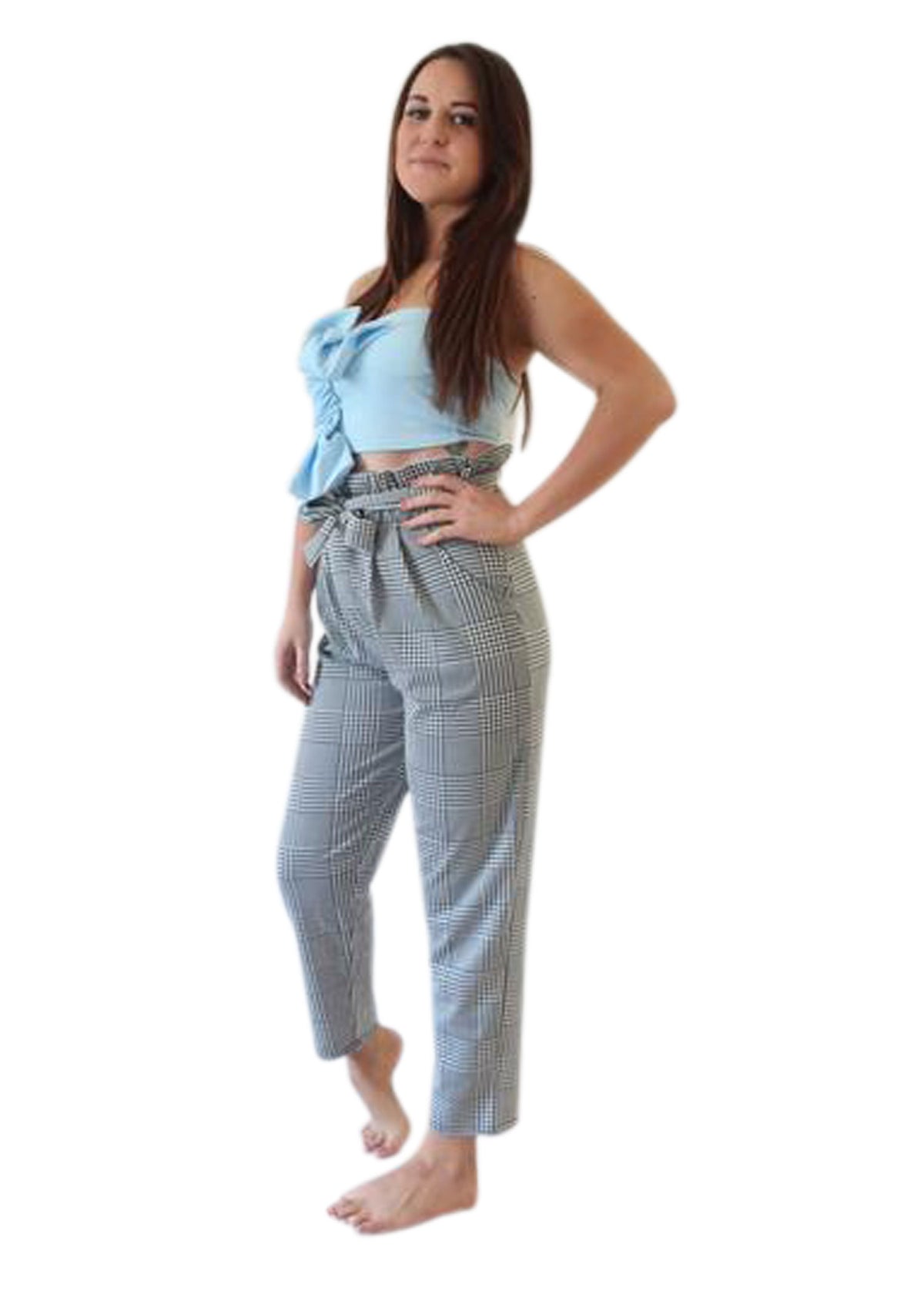 Michelle Paper bag Trousers