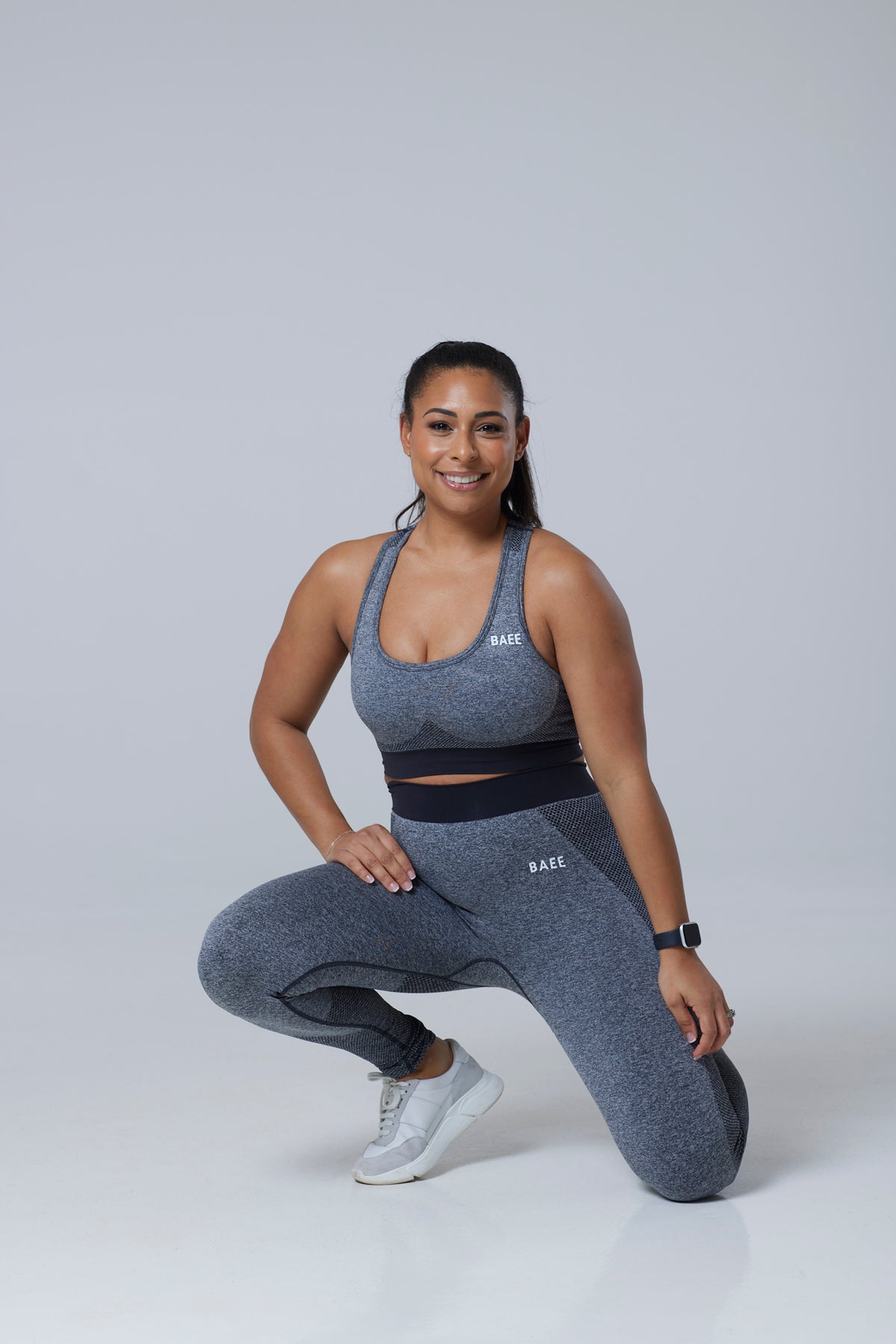 Matching gym set in Charcoal