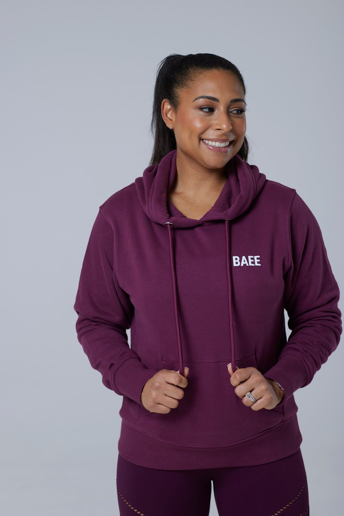Shaped To Fit Burgundy Hoodie