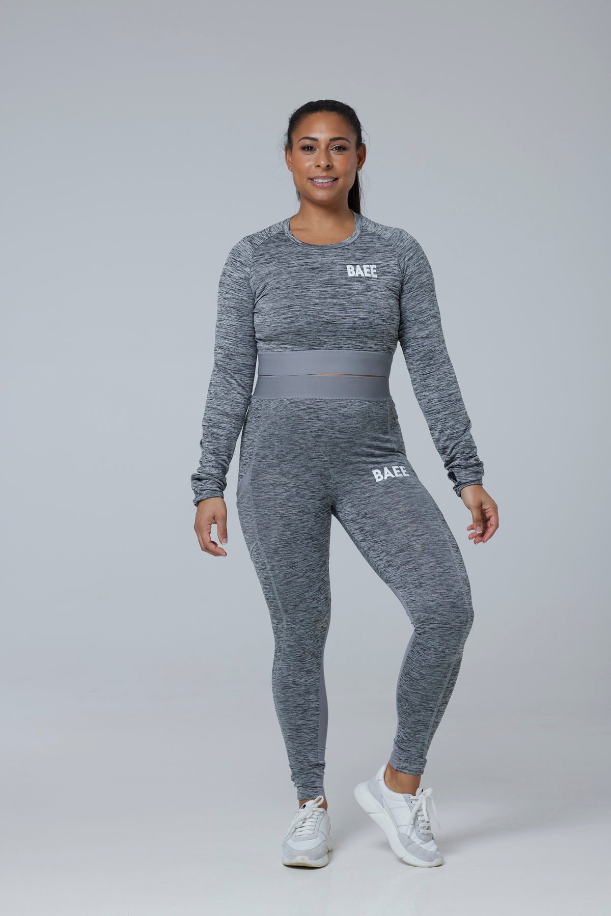 Grey Melange Leggings