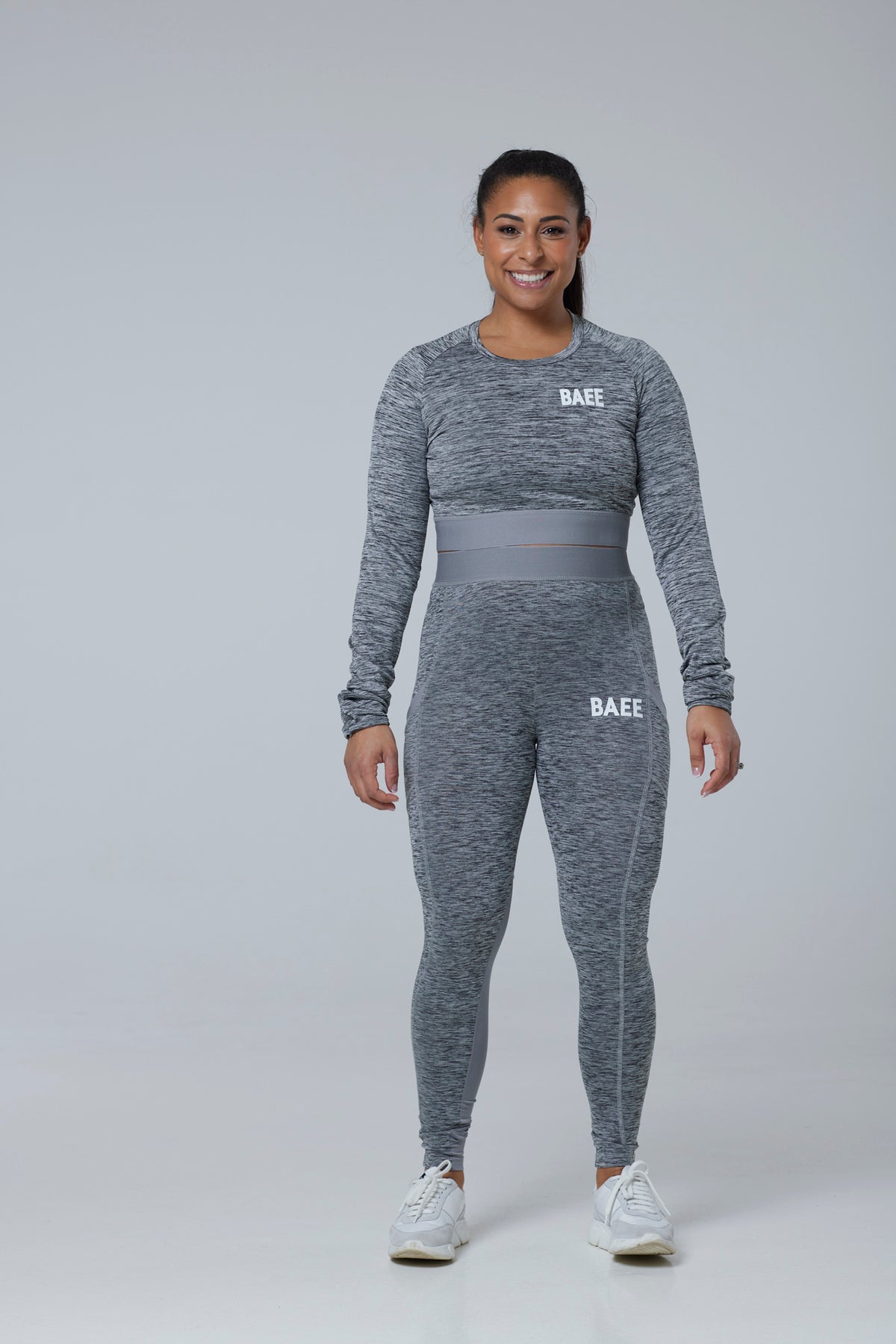 Grey Melange Leggings