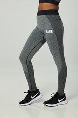 Body sculpting workout leggings in charcoal