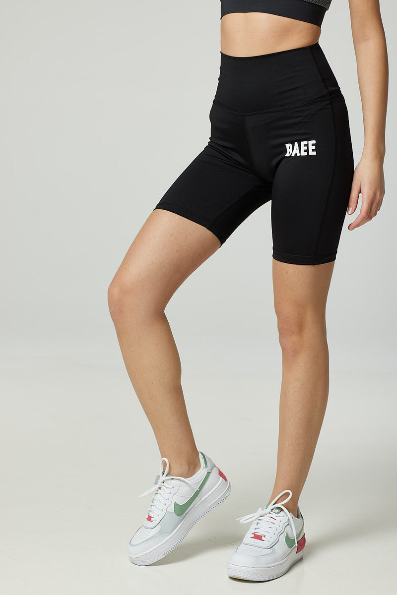 Charcoal Crop Top & Women's BAEE Legging shorts
