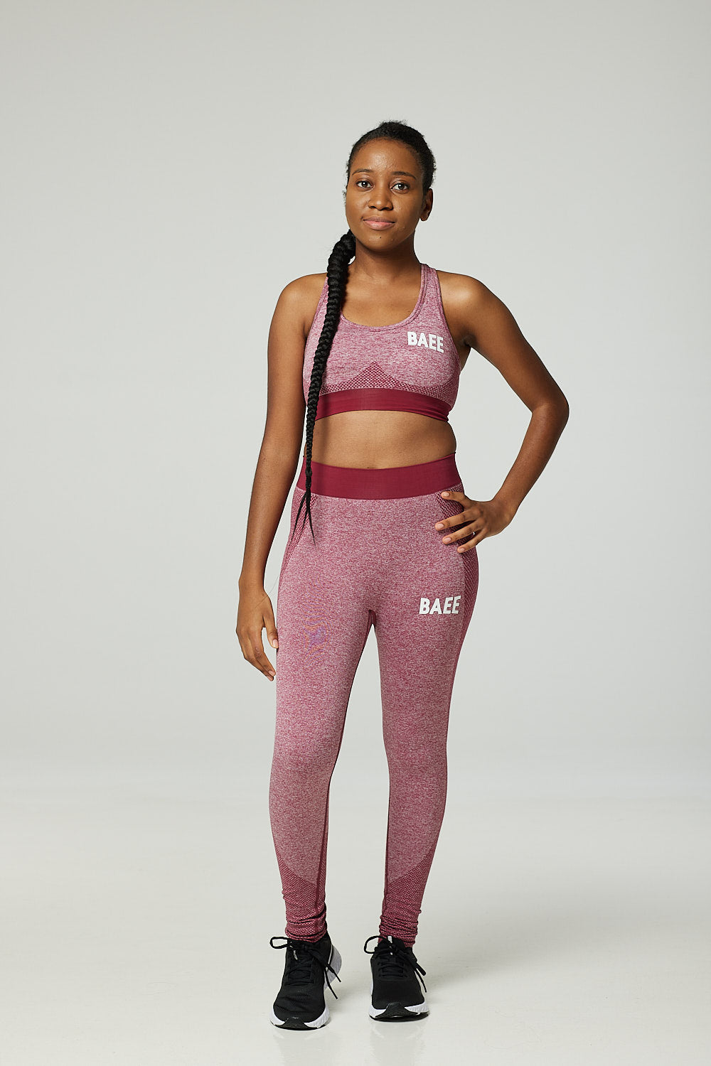 Burgundy Crop Top