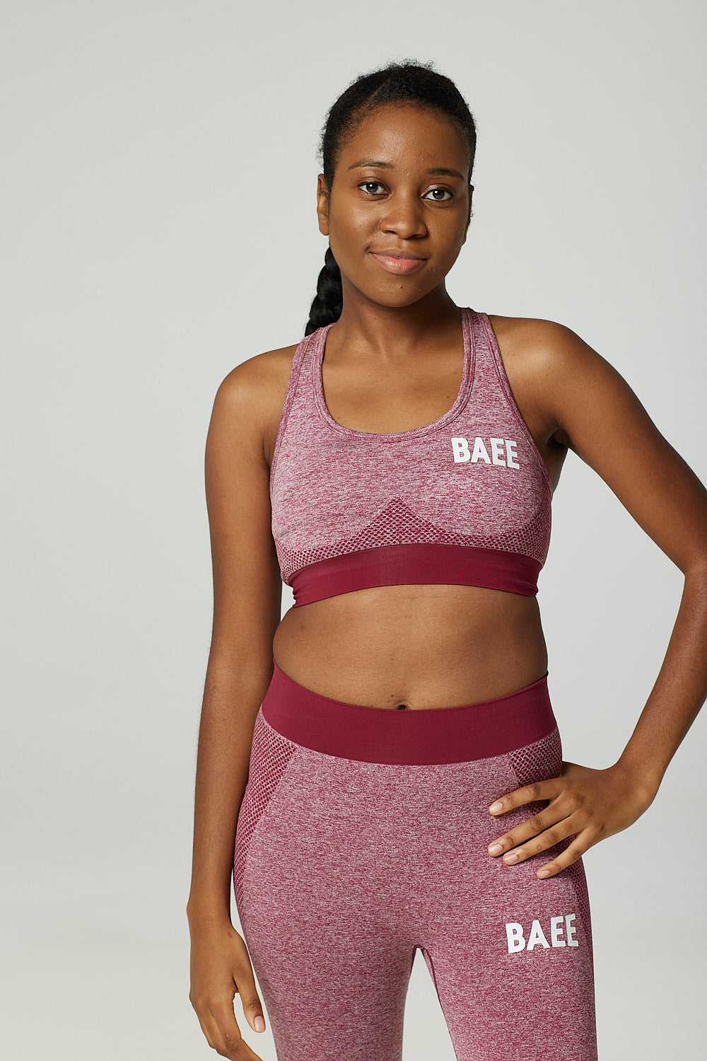 Burgundy Crop Top