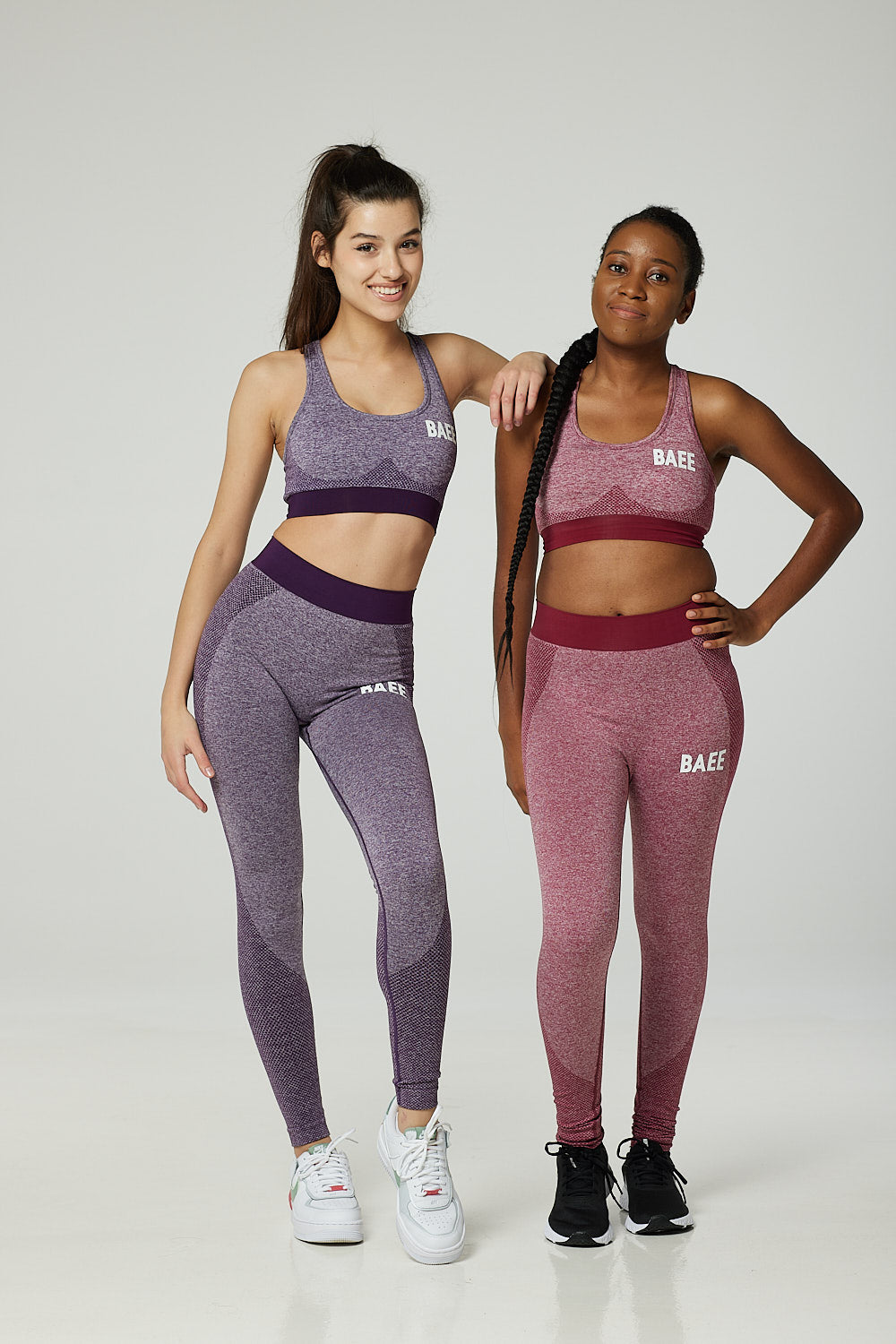 Purple Seamless Leggings