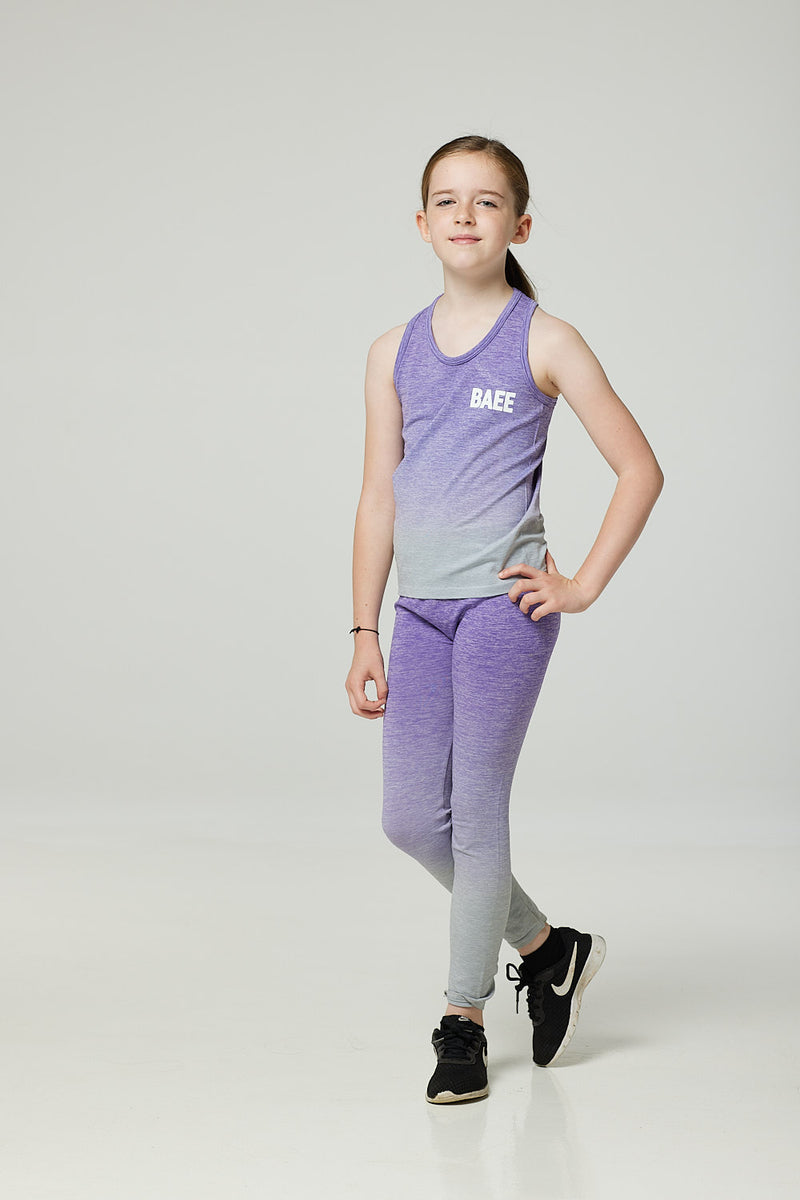 Purple Kids Leggings - Activewear & Leggings