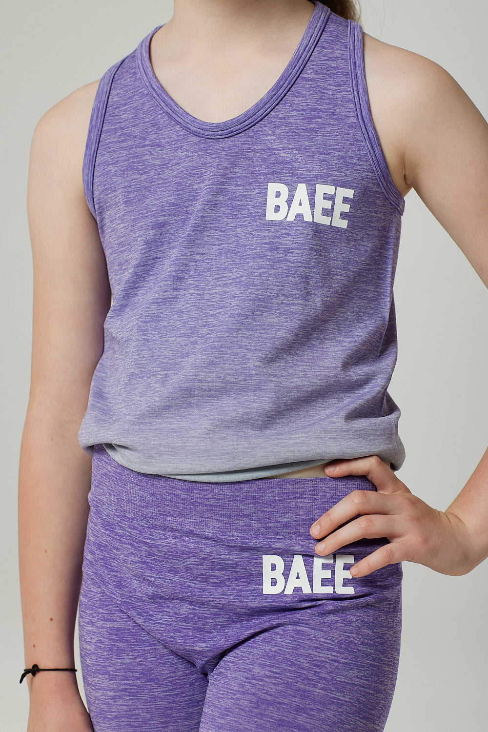 Kids Purple Marl Top