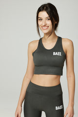BAEE print logo on seamless leggings and sports bra