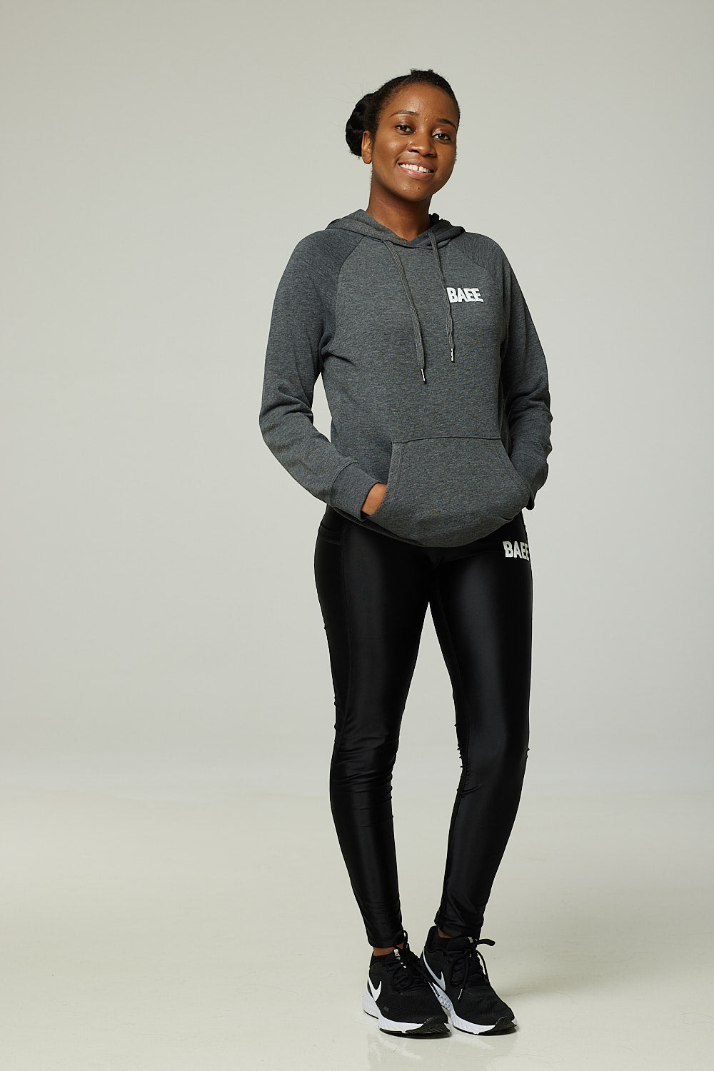 Grey Marl Hooded Sweatshirt
