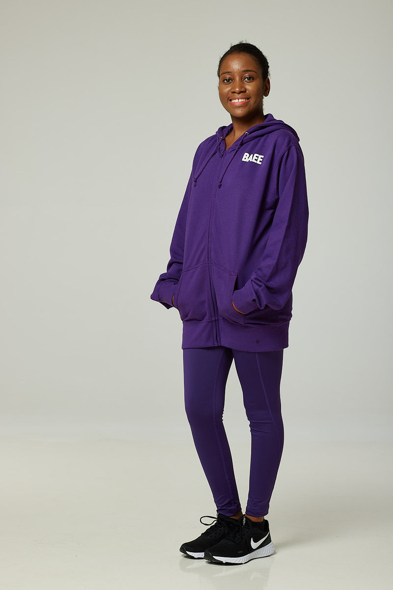 Purple Oversized Hoodie