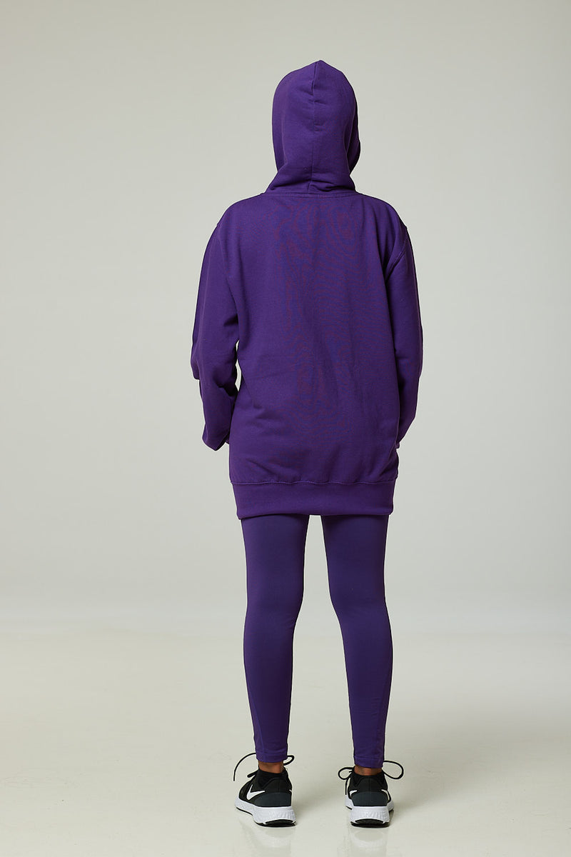 Purple Oversized Hoodie