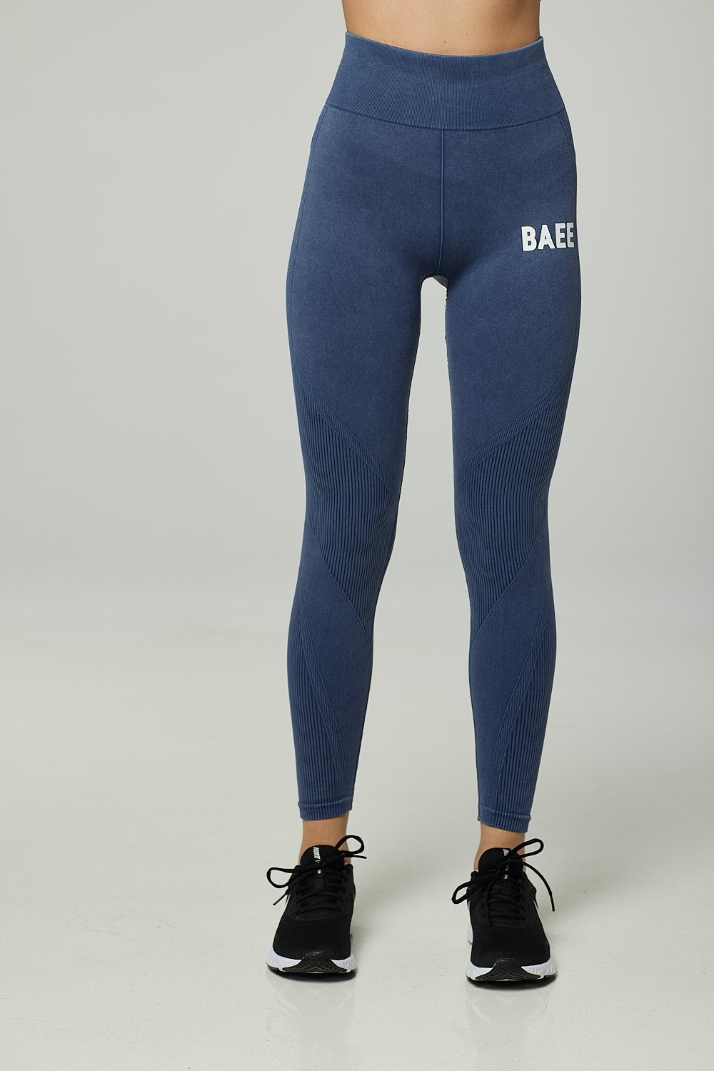 Indigo denim seamless leggings