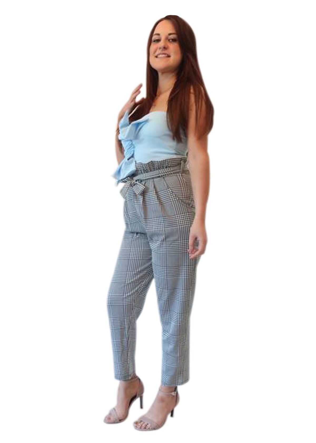 Michelle Paper bag Trousers