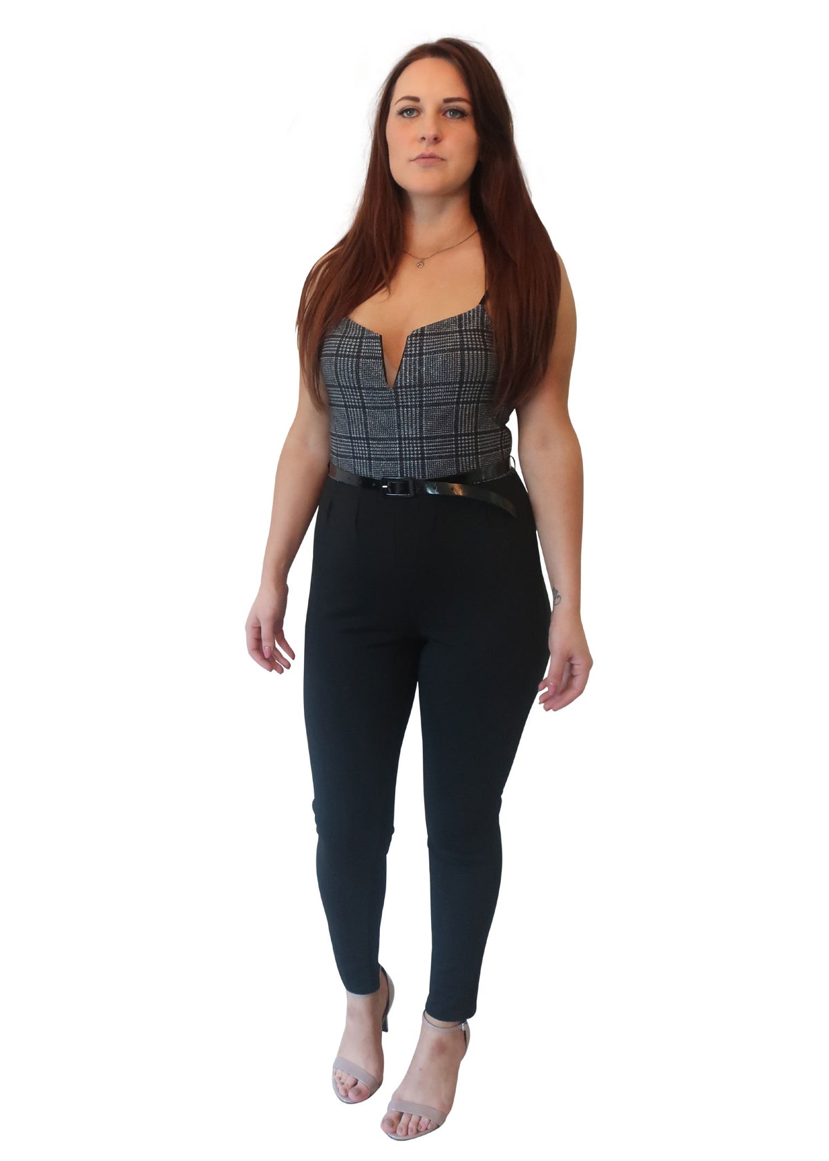 Kat V-Cut Jumpsuit