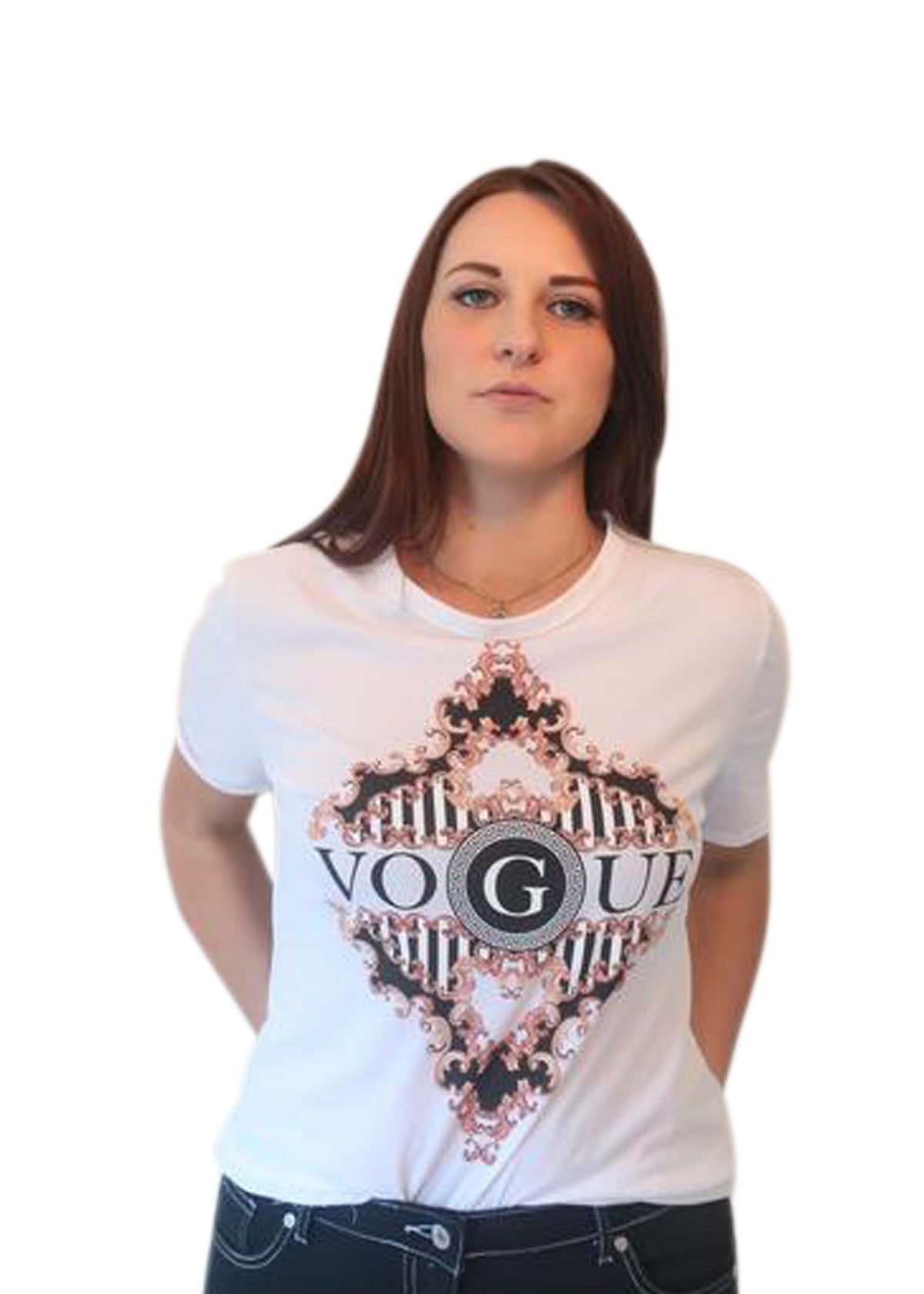 Lindsey White Royalty Slogan T-Shirt