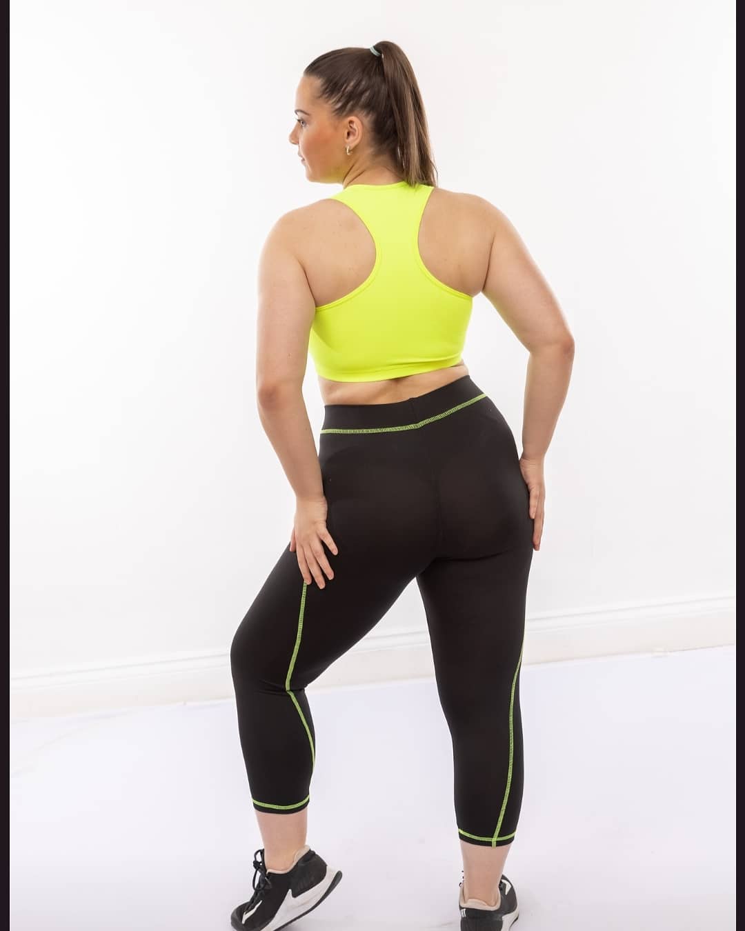 Black/Lightning Green Leggings