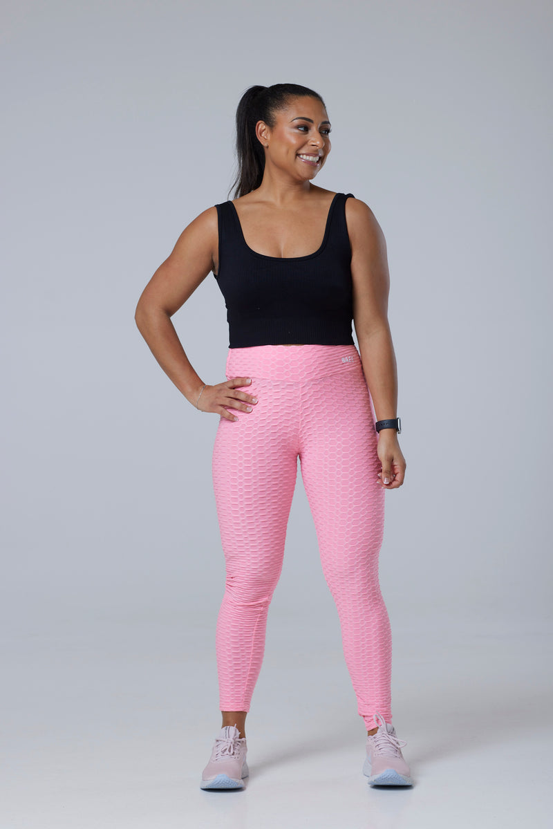Ruched Texture Detail Activewear Leggings