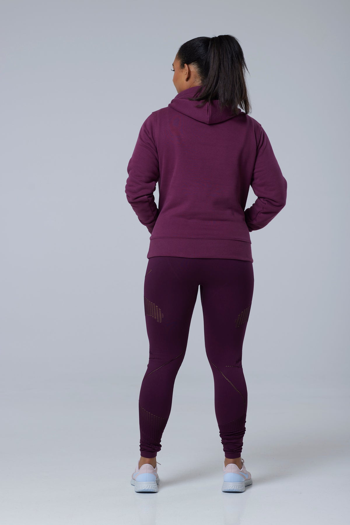 Shaped To Fit Burgundy Hoodie