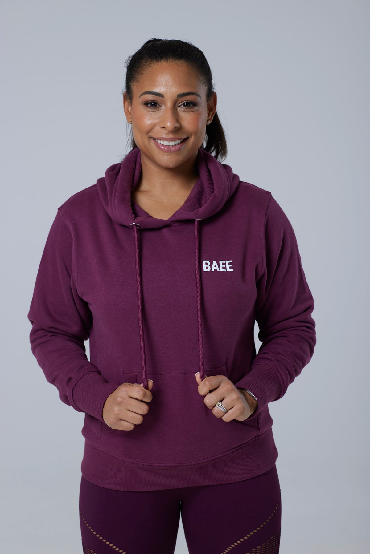 Shaped To Fit Burgundy Hoodie