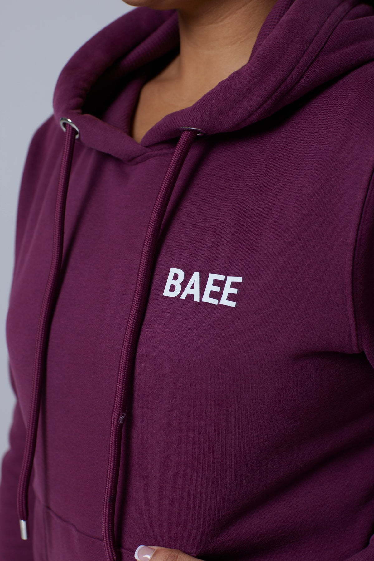 Shaped To Fit Burgundy Hoodie