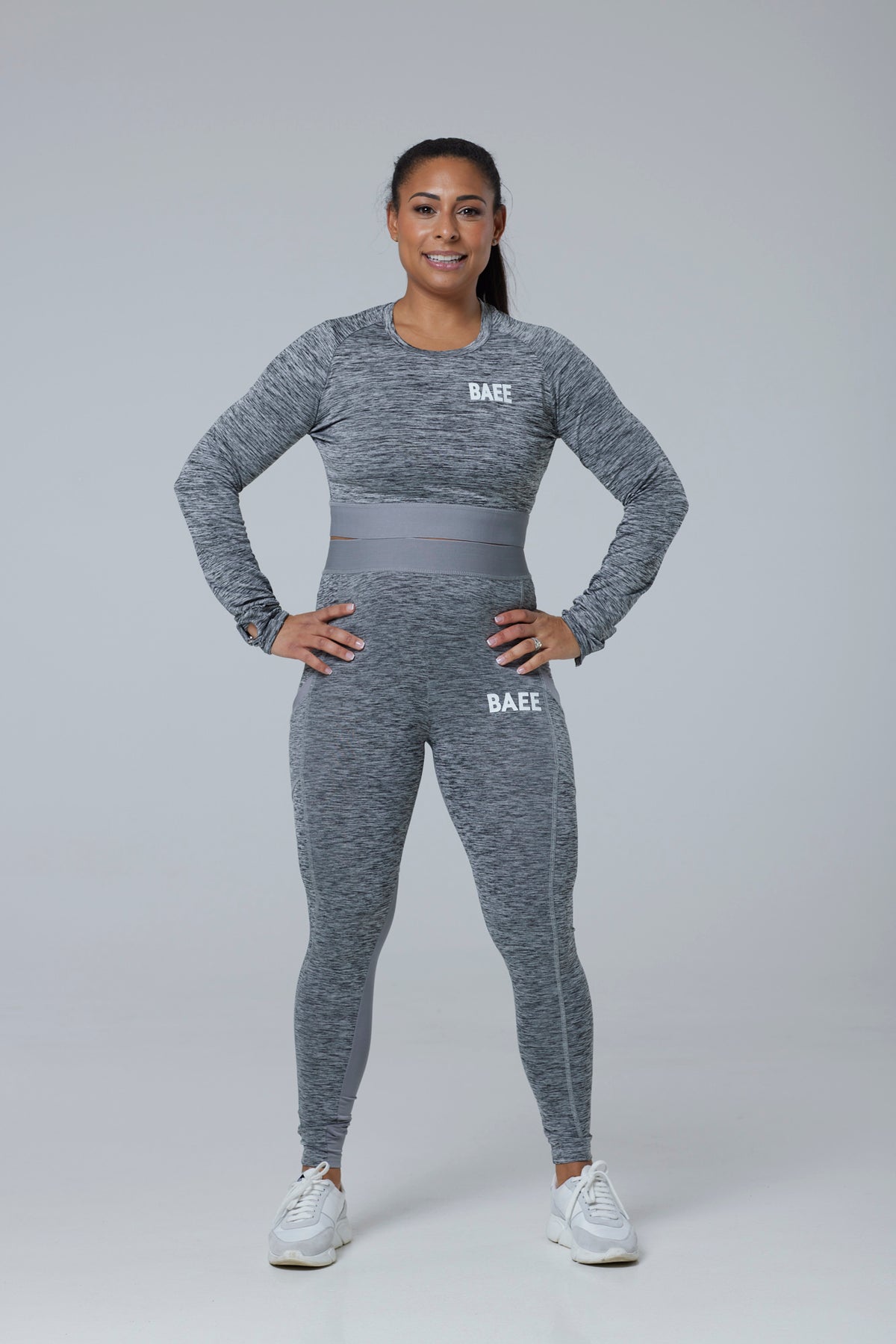 Grey Melange Leggings
