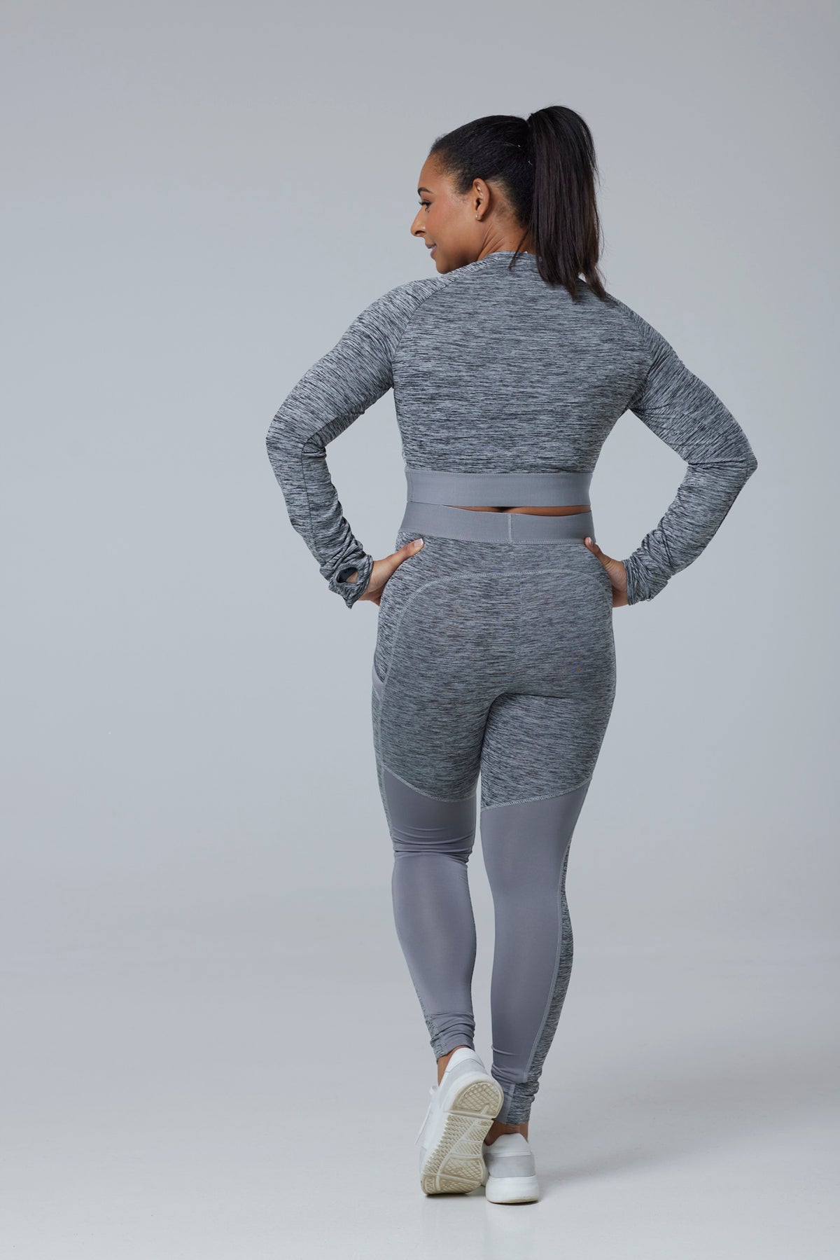 Grey Melange Leggings
